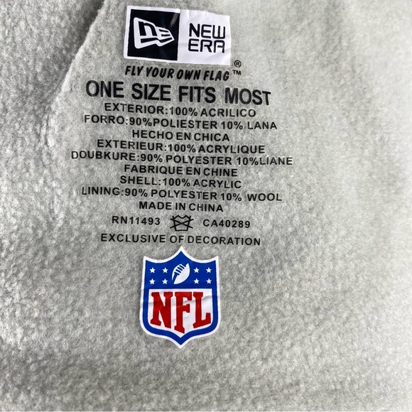 Denver Broncos beanie NWOT unisex fleece lined pompom - Picture 5 of 6